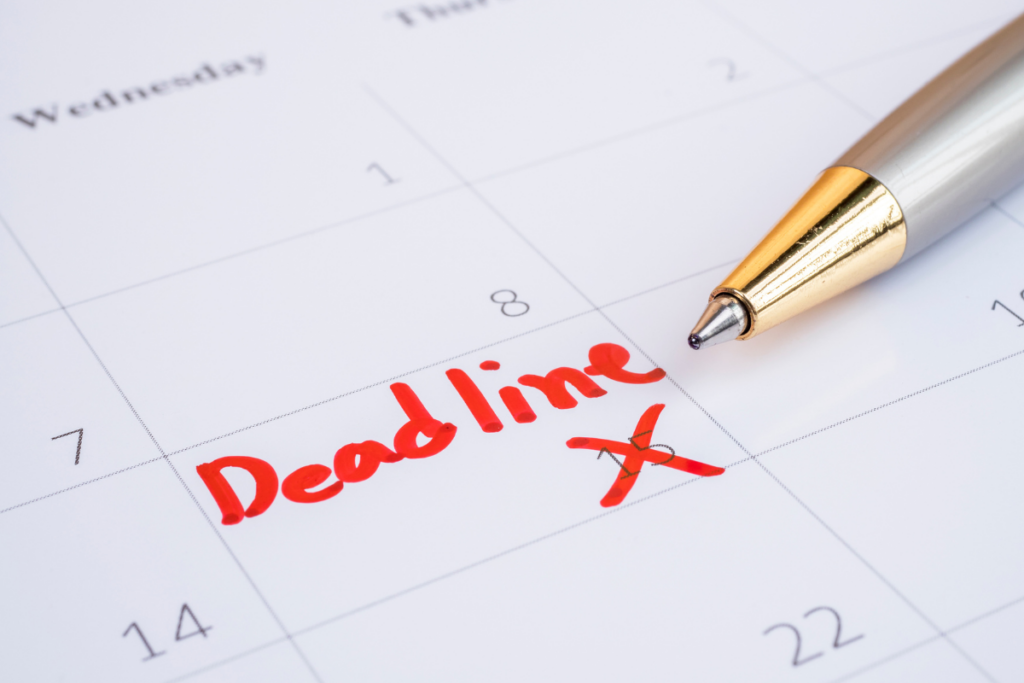 Strata Manager Deadline